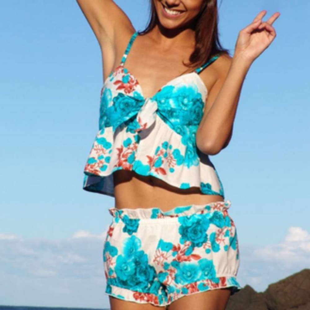 Two piece pajama summer set
